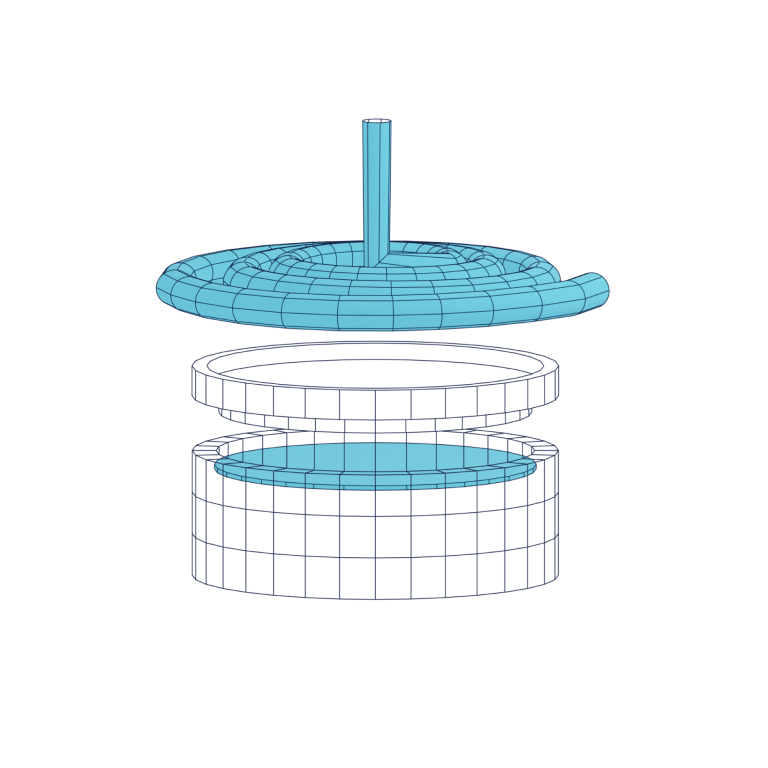 Illustration Siegeln mit induktiver Erwärmung